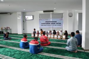 Kilang Pertamina Dumai Santuni Anak Yatim Ring 1 dan Doa Bersama untuk Keandalan dan Keselamatan Operasi