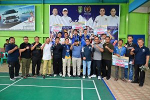 PB The King Juara Turnamen Badminton PWI Dumai, Ini Susunan Pemenangnya