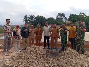 Kementerian Koperasi Tinjau Pembangunan Fisik Gedung Koperasi Merah Putih di Pelalawan