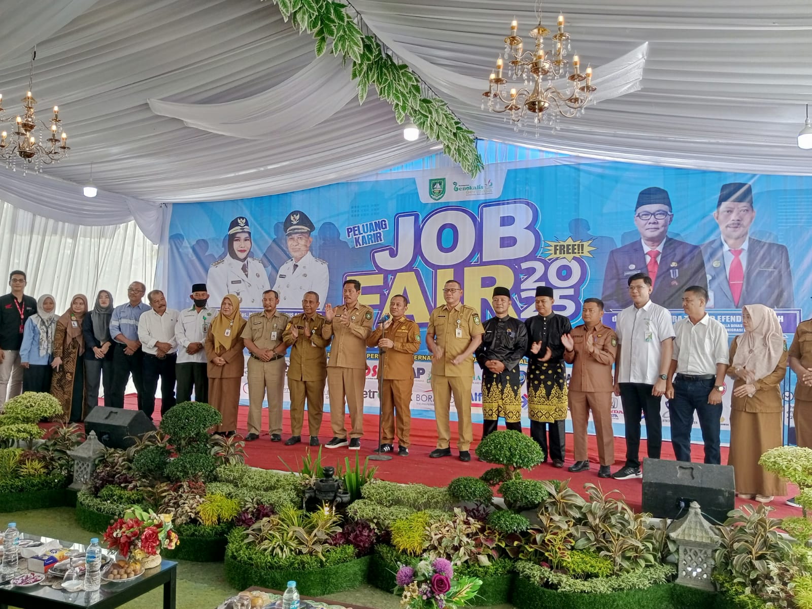 Wabup Bengkalis Buka Job Fair Disnakertrans 2025