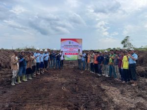 Koperasi Serasi Sepadu Jaya dan PT Priatama Riau Gelar Penanaman Perdana Kebun Plasma KKPA di Rupat